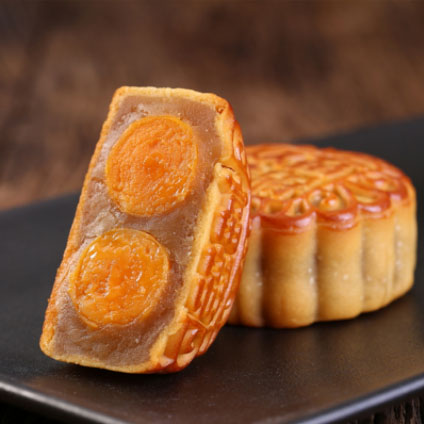 雙黃白蓮蓉月餅定制